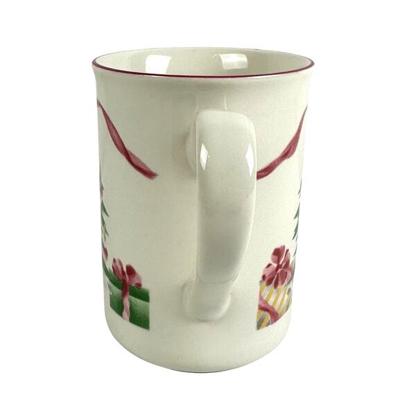 Sango Home for Christmas 1992 Indonesia Black Mark #4829 Tall Mug 4.25" - Picture 4 of 8